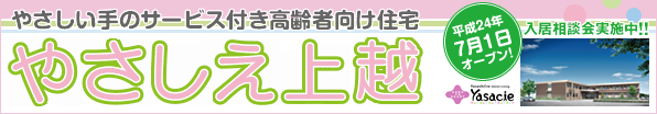 高齢者向け住宅 やさしえ上越