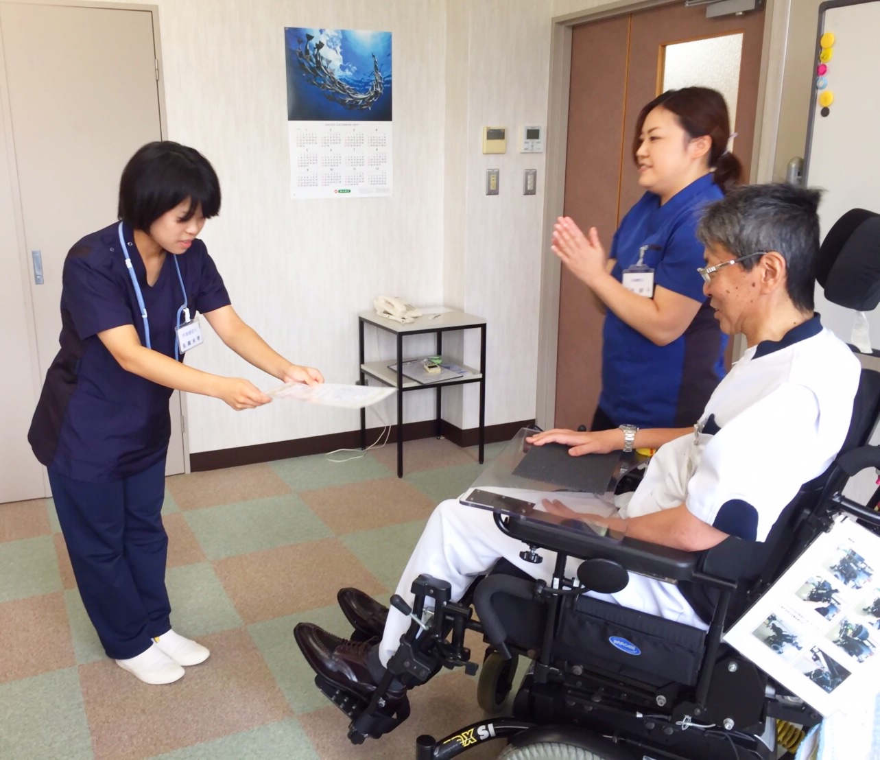 長橋さん認定証授与